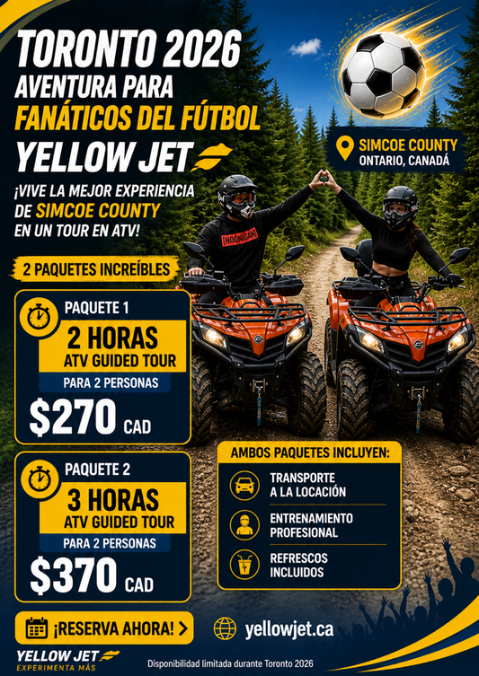 SOCCER FANS ADVENTURE - ATV 2 HOURS
